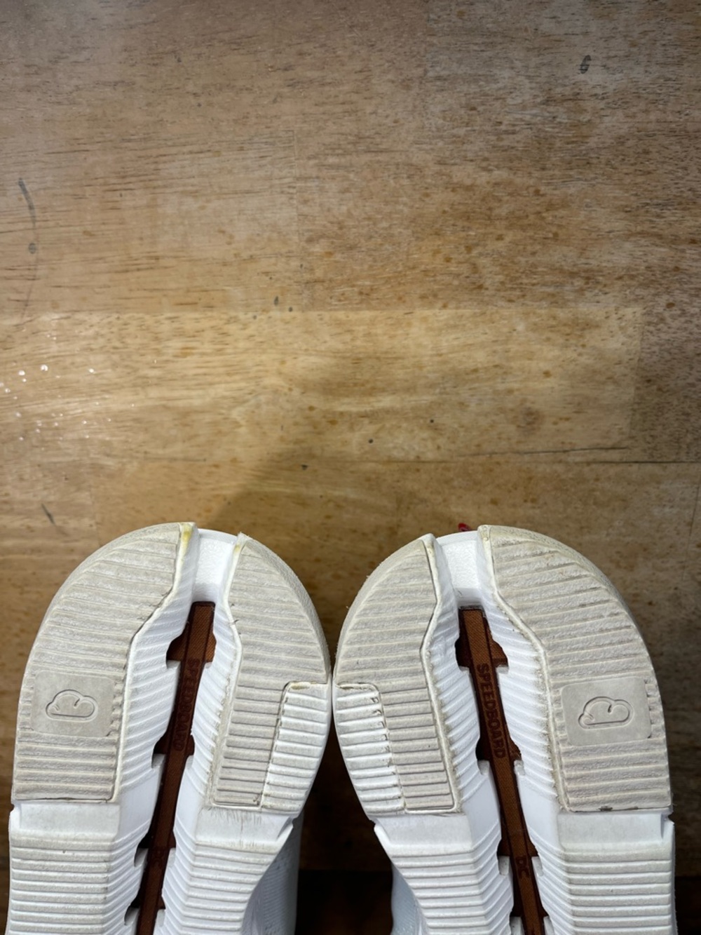 On CloudNova REFLECTIVE Women Size 7 Running Shoes Sneakers White Pearl Brown - Picture 9 of 12